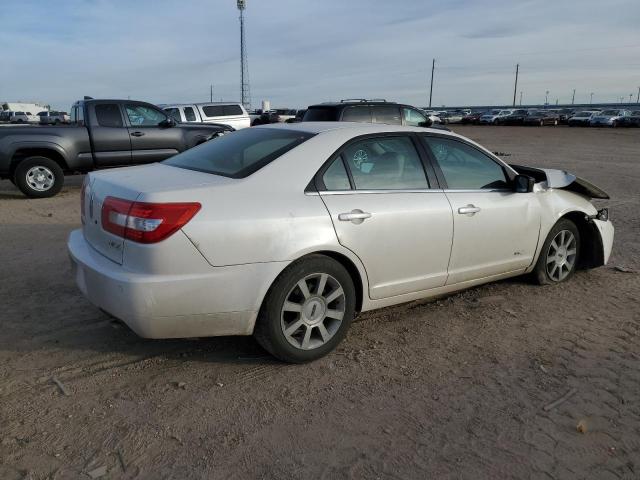 3LNHM26T89R619121 - 2009 LINCOLN MKZ WHITE photo 3