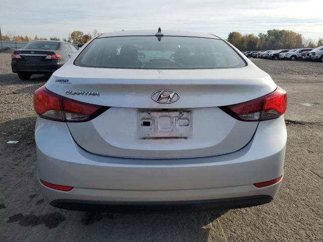 5NPDH4AE7FH604104 - 2015 HYUNDAI ELANTRA SE SILVER photo 6