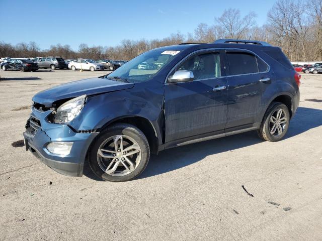 2GNFLGE30G6231695 - 2016 CHEVROLET EQUINOX LTZ BLUE photo 1