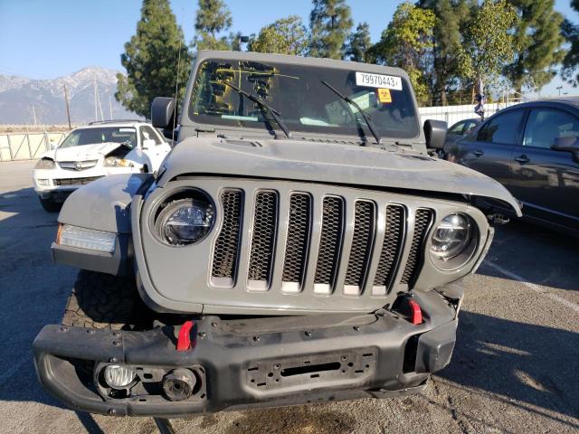 1C4HJXFN6MW508682 - 2021 JEEP WRANGLER RUBICON GRAY photo 5