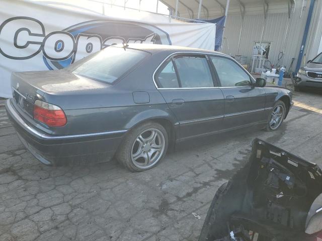 WBAGG834X1DN87838 - 2001 BMW 740 I AUTOMATIC BLUE photo 3