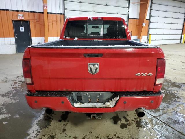 1C6RD7MT4CS336145 - 2012 DODGE RAM 1500 SPORT RED photo 6