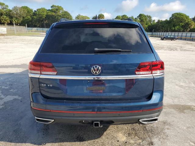 1V2JR2CA8NC546074 - 2022 VOLKSWAGEN ATLAS SE BLUE photo 6