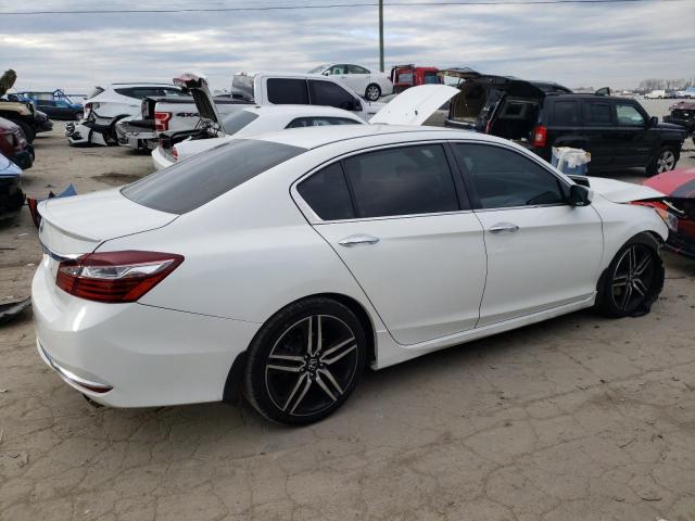 1HGCR2F51HA160736 - 2017 HONDA ACCORD SPORT WHITE photo 3