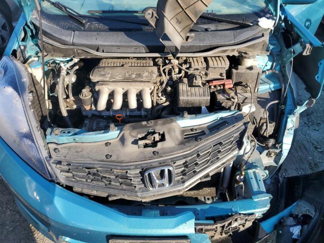 JHMGE8H50CC008616 - 2012 HONDA FIT SPORT TURQUOISE photo 11