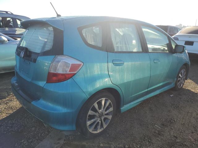 JHMGE8H50CC008616 - 2012 HONDA FIT SPORT TURQUOISE photo 3