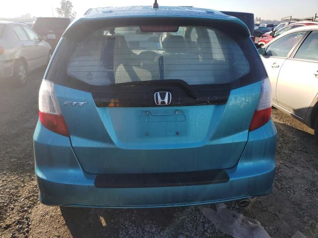 JHMGE8H50CC008616 - 2012 HONDA FIT SPORT TURQUOISE photo 6