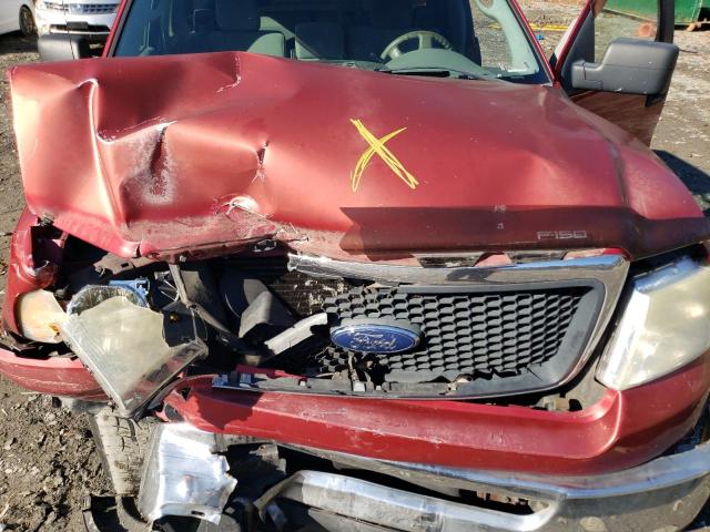 1FTRF12W07NA01031 - 2007 FORD F150 RED photo 11