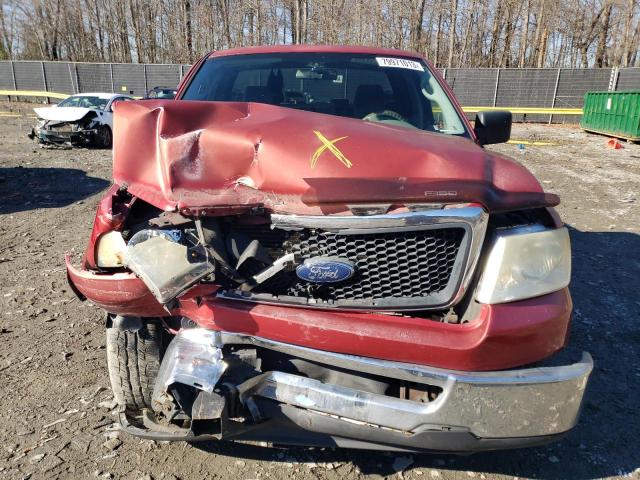 1FTRF12W07NA01031 - 2007 FORD F150 RED photo 5