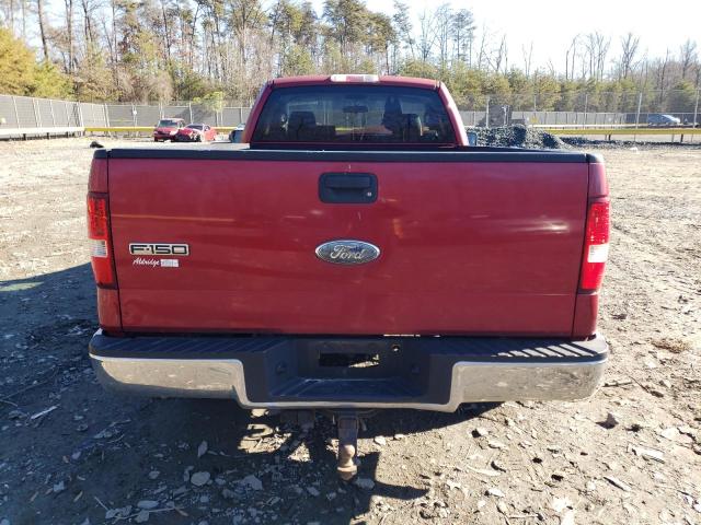 1FTRF12W07NA01031 - 2007 FORD F150 RED photo 6