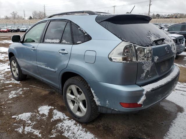 JTJHA31U160103498 - 2006 LEXUS RX 330 BLUE photo 2