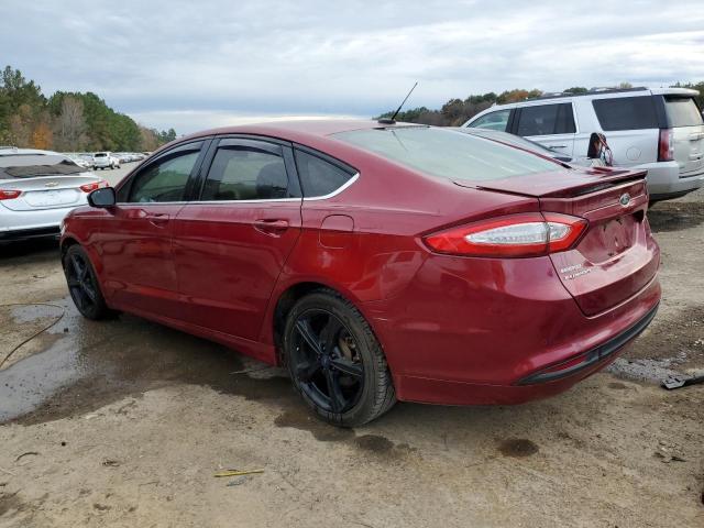 3FA6P0H7XGR140046 - 2016 FORD FUSION SE RED photo 2