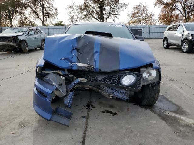 1ZVFT82H875234416 - 2007 FORD MUSTANG GT BLUE photo 5