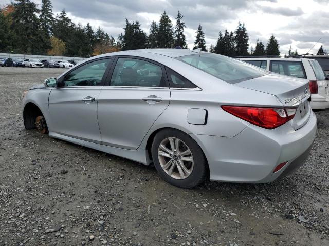 5NPEB4AC5EH845758 - 2014 HYUNDAI SONATA GLS SILVER photo 2