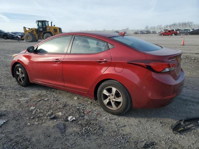 5NPDH4AE8EH544963 - 2014 HYUNDAI ELANTRA SE BURGUNDY photo 2