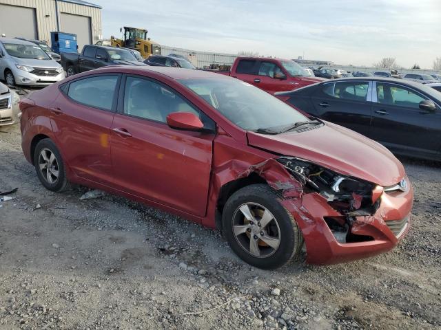 5NPDH4AE8EH544963 - 2014 HYUNDAI ELANTRA SE BURGUNDY photo 4