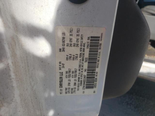 1D7HA18N48S519497 - 2008 DODGE RAM 1500 ST WHITE photo 10