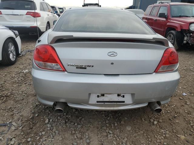 KMHHM65DX6U206171 - 2006 HYUNDAI TIBURON GS SILVER photo 6