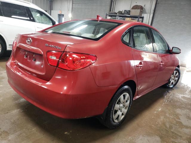 KMHDU46D69U696050 - 2009 HYUNDAI ELANTRA GLS RED photo 3