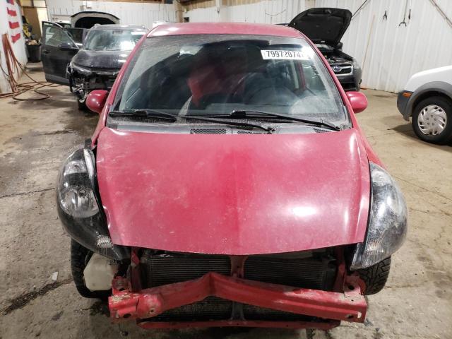 JHMGD38637S055083 - 2007 HONDA FIT S 红色 照片 5