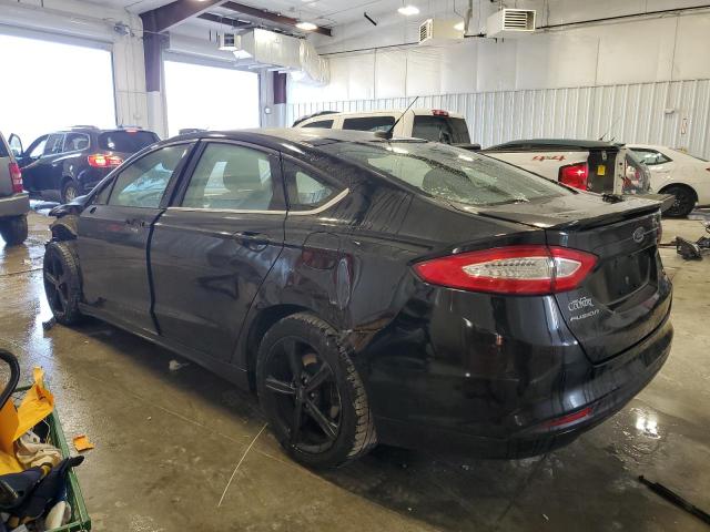 3FA6P0HD5GR276493 - 2016 FORD FUSION SE BLACK photo 2