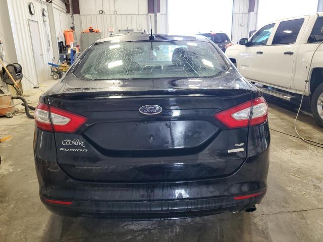 3FA6P0HD5GR276493 - 2016 FORD FUSION SE BLACK photo 6