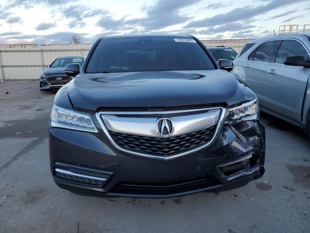 5FRYD4H48FB017479 - 2015 ACURA MDX TECHNOLOGY GRAY photo 5