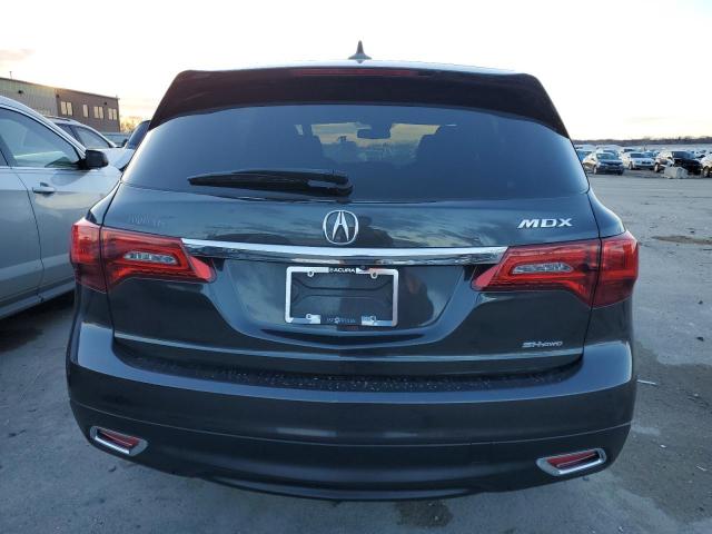 5FRYD4H48FB017479 - 2015 ACURA MDX TECHNOLOGY GRAY photo 6