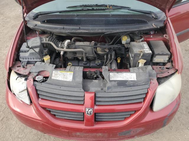 1D4GP45R05B156420 - 2005 DODGE CARAVAN SXT RED photo 12