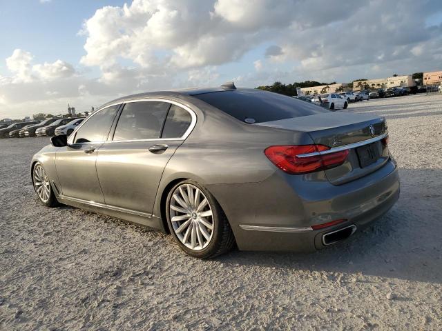 WBA7E4C51JGV28148 - 2018 BMW 740 XI GRAY photo 2