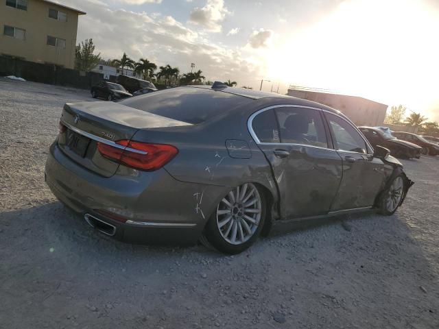 WBA7E4C51JGV28148 - 2018 BMW 740 XI GRAY photo 3