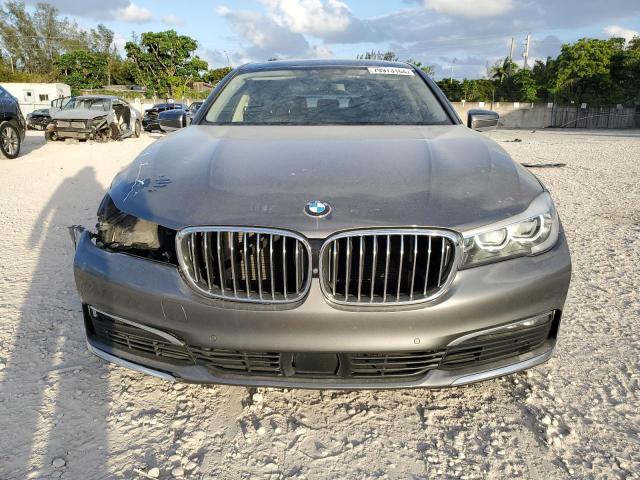 WBA7E4C51JGV28148 - 2018 BMW 740 XI GRAY photo 5