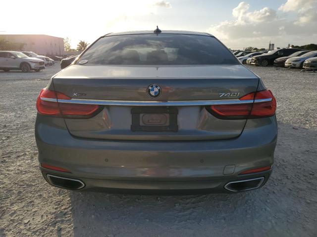 WBA7E4C51JGV28148 - 2018 BMW 740 XI GRAY photo 6