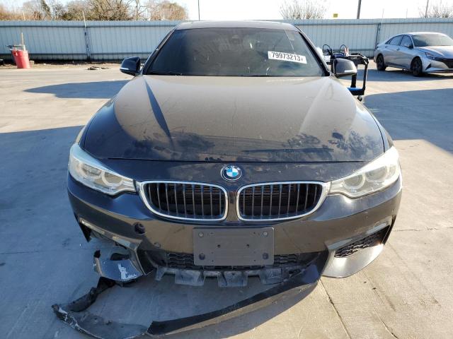 WBA4B3C59GG344378 - 2016 BMW 435 XI GRAN COUPE BLACK photo 5