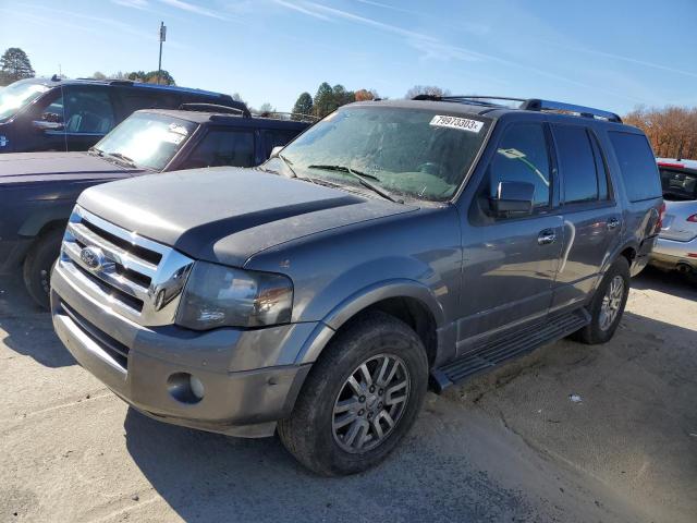 1FMJU1K55DEF33635 - 2013 FORD EXPEDITION LIMITED GRAY photo 1