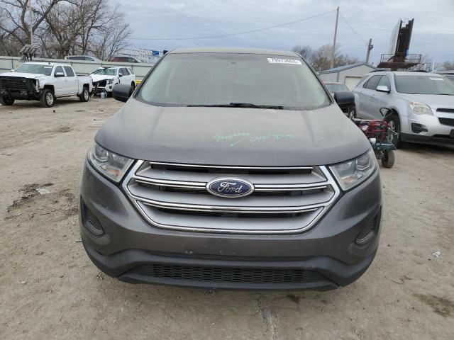 2FMTK3G82FBC04497 - 2015 FORD EDGE SE GRAY photo 5