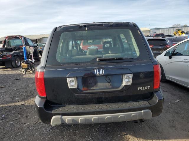 2HKYF18105H564729 - 2005 HONDA PILOT LX BLACK photo 6