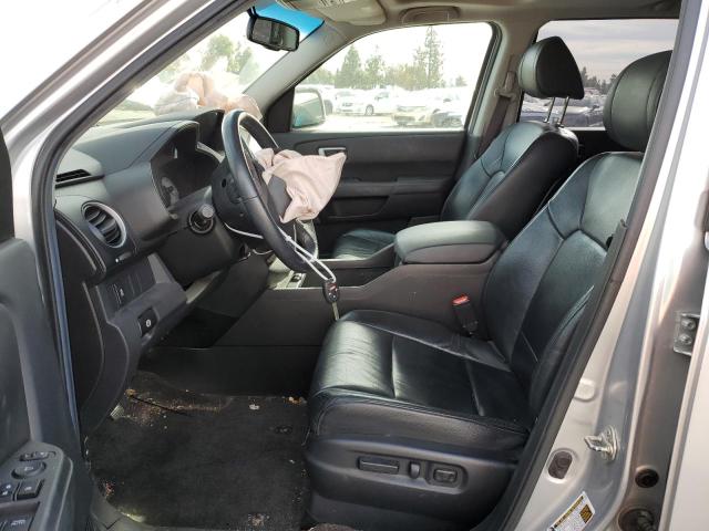 5FNYF3H54CB041580 - 2012 HONDA PILOT EXL SILVER photo 7