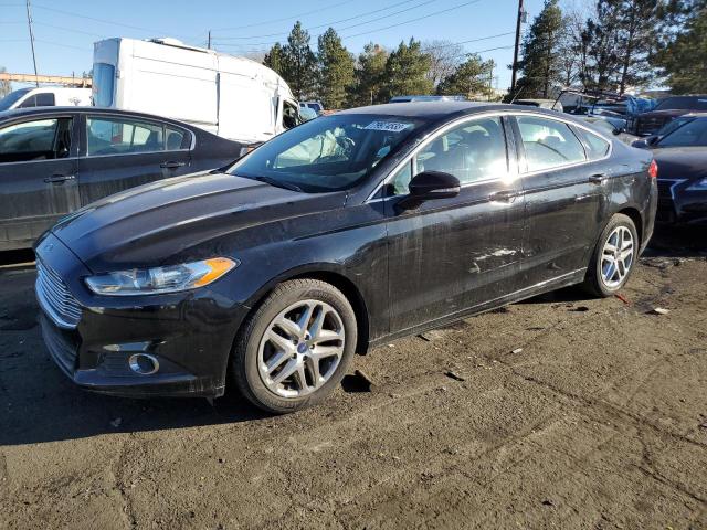 3FA6P0HD3GR142517 - 2016 FORD FUSION SE BLACK photo 1