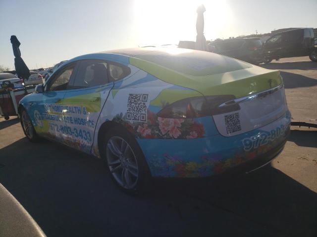 5YJSA1CNXDFP21422 - 2013 TESLA MODEL S Grafit foto 2