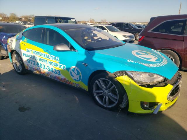 5YJSA1CNXDFP21422 - 2013 TESLA MODEL S Grafit foto 4