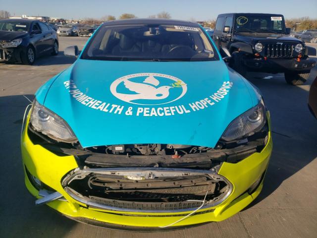 5YJSA1CNXDFP21422 - 2013 TESLA MODEL S Grafit foto 5