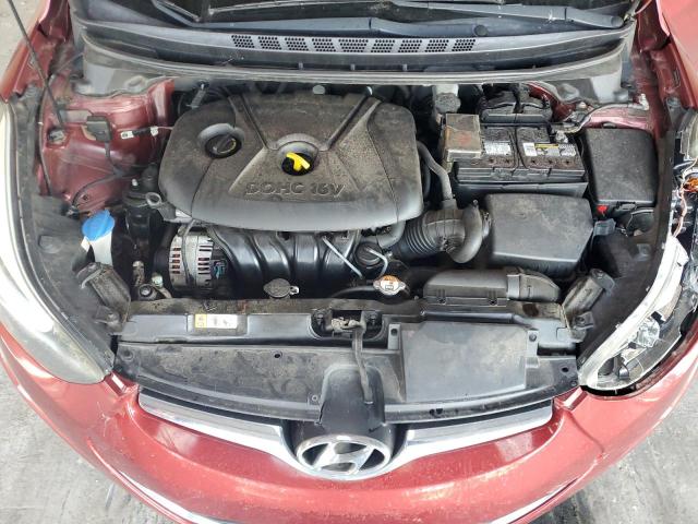 5NPDH4AE2GH657603 - 2016 HYUNDAI ELANTRA SE RED photo 11