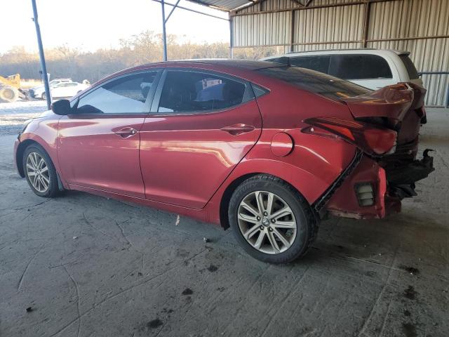 5NPDH4AE2GH657603 - 2016 HYUNDAI ELANTRA SE RED photo 2