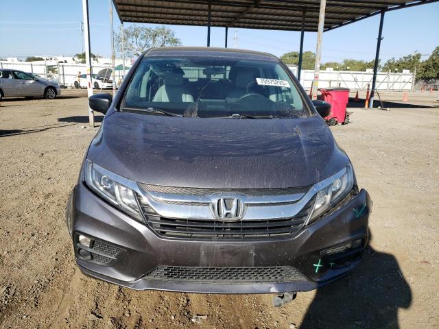 5FNRL6H25KB127015 - 2019 HONDA ODYSSEY LX GRAY photo 5