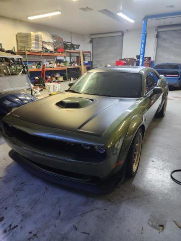 2C3CDZFJ7LH184816 - 2020 DODGE CHALLENGER R/T SCAT PACK GREEN photo 1