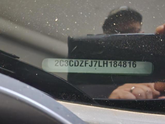 2C3CDZFJ7LH184816 - 2020 DODGE CHALLENGER R/T SCAT PACK GREEN photo 10