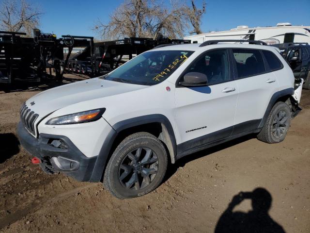 1C4PJMBSXFW598606 - 2015 JEEP CHEROKEE TRAILHAWK WHITE photo 1