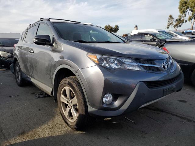 JTMRFREV9FD163374 - 2015 TOYOTA RAV4 XLE GRAY photo 4