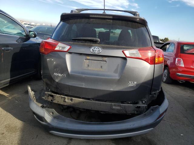 JTMRFREV9FD163374 - 2015 TOYOTA RAV4 XLE GRAY photo 6